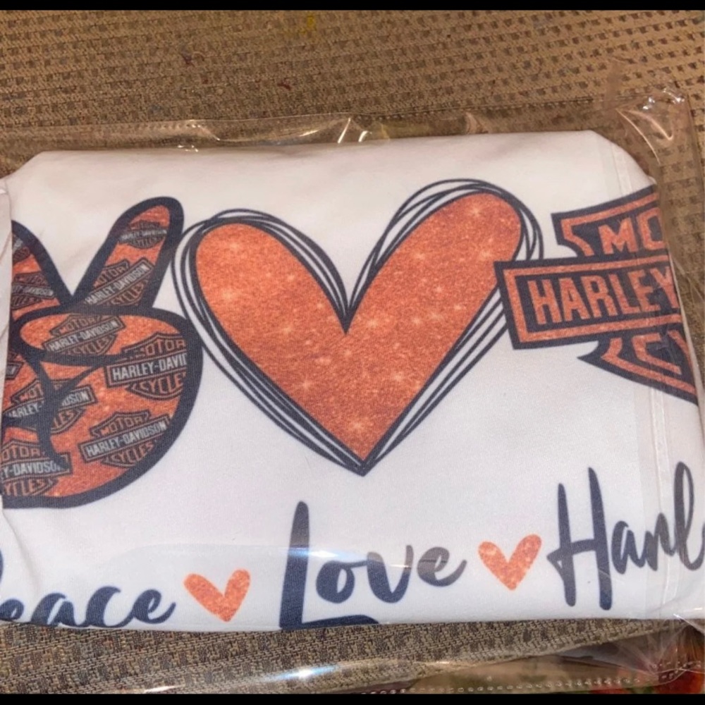 HOST PICK ***Peace, Love, and Harley T-Shirts - Picture 3 of 4